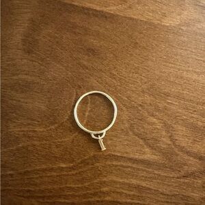 Catbird Gold Key Charm Ring